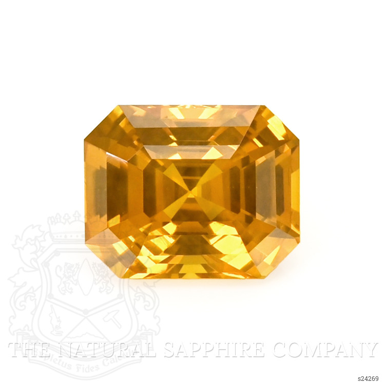 3.06 Ct. Orange Sapphire from Ceylon (Sri Lanka)