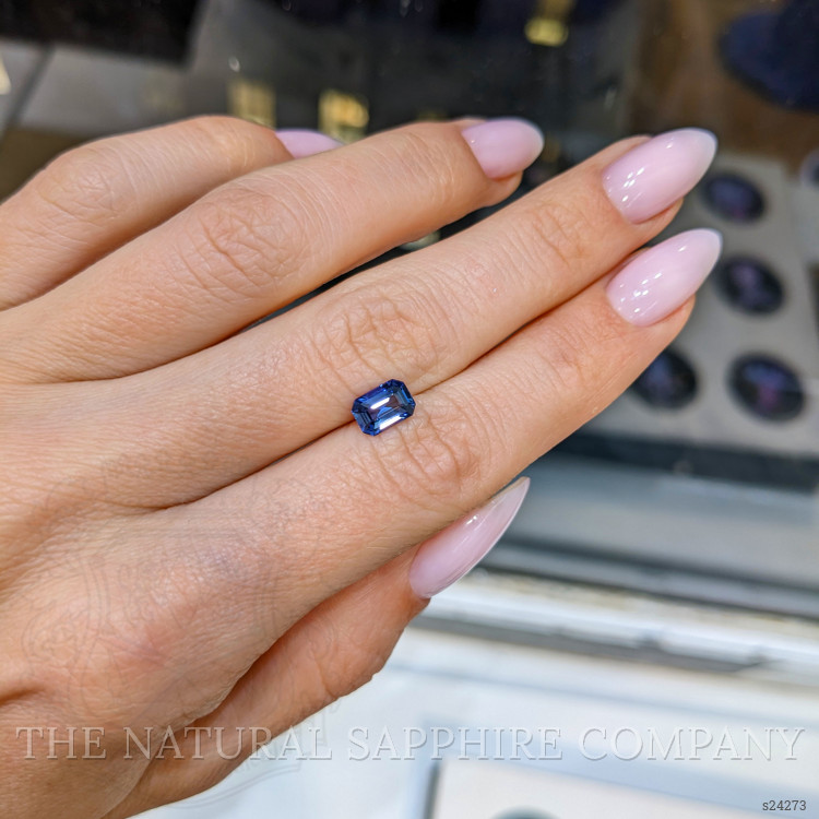 1.11 Ct. Blue Sapphire from Ceylon (Sri Lanka)