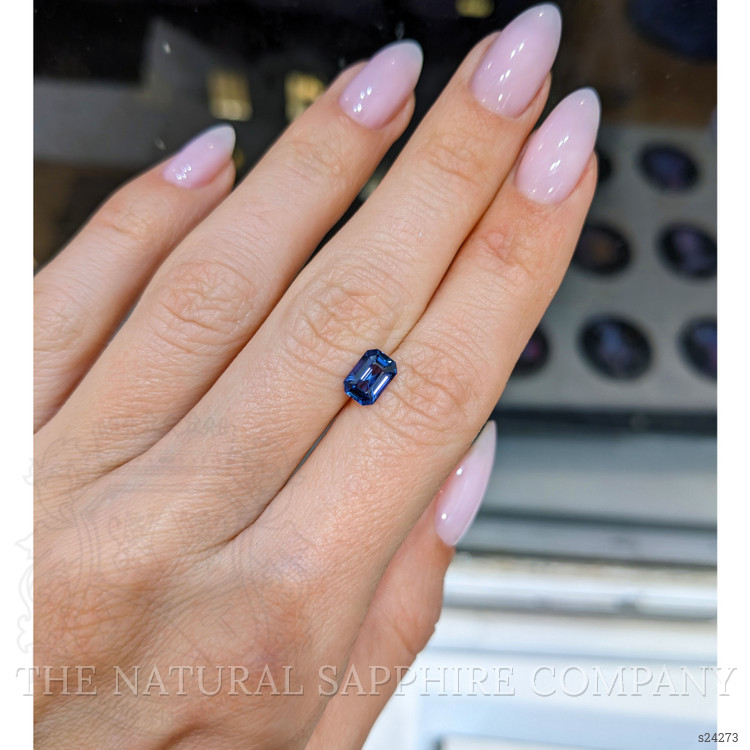 1.11 Ct. Blue Sapphire from Ceylon (Sri Lanka)