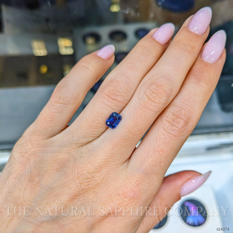 1.06 Ct. Blue Sapphire from Ceylon (Sri Lanka)