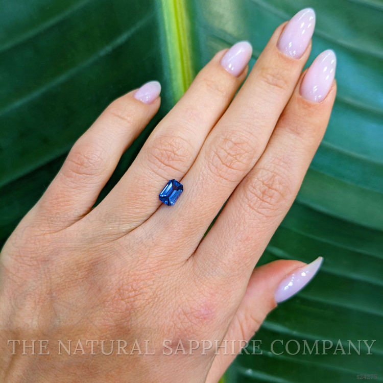 0.89 Ct. Blue Sapphire from Ceylon (Sri Lanka)