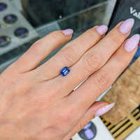 0.96 Ct. Blue Sapphire from Ceylon (Sri Lanka) Life Style