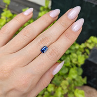 1.30 Ct. Blue Sapphire from Ceylon (Sri Lanka) Life Style