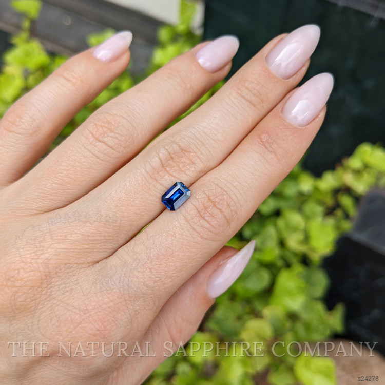 1.30 Ct. Blue Sapphire from Ceylon (Sri Lanka)