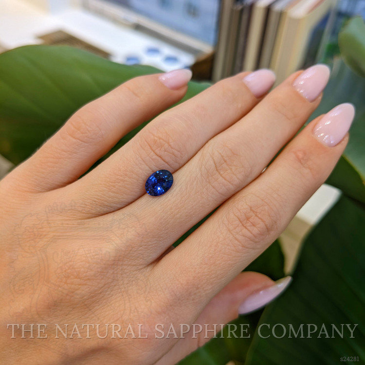 1.48 Ct. Blue Sapphire from Ceylon (Sri Lanka)