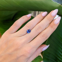 1.72 Ct. Blue Sapphire from Ceylon (Sri Lanka) Life Style