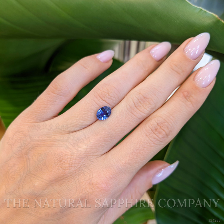 1.72 Ct. Blue Sapphire from Ceylon (Sri Lanka)