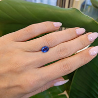 1.57 Ct. Blue Sapphire from Ceylon (Sri Lanka) Life Style