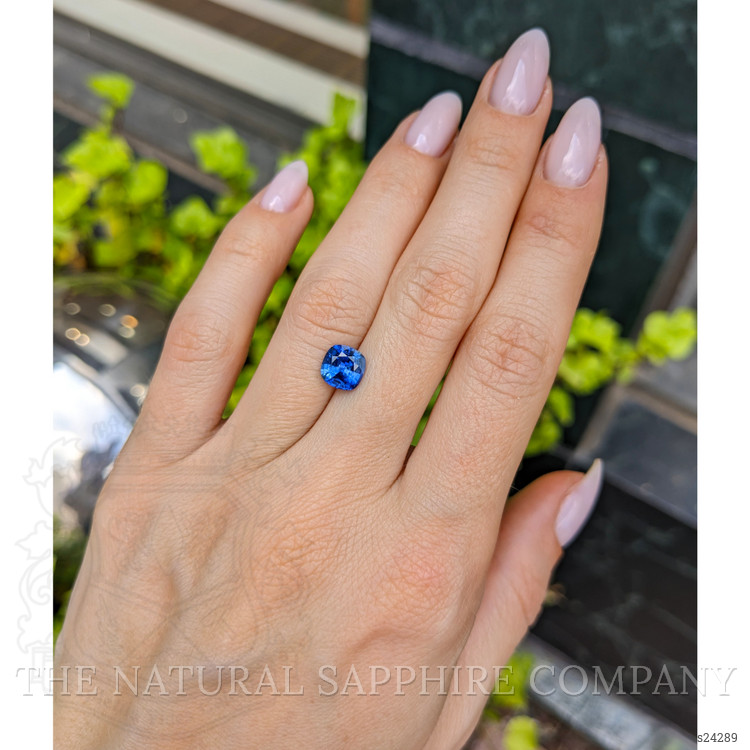 1.68 Ct. Blue Sapphire from Ceylon (Sri Lanka)