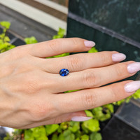 1.43 Ct. Blue Sapphire from Ceylon (Sri Lanka) Life Style