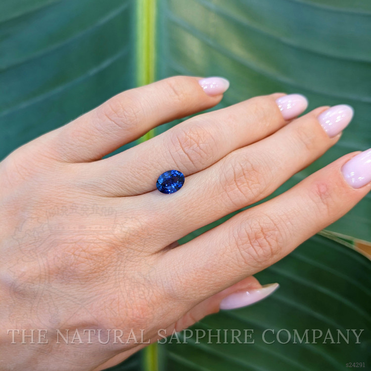 1.35 Ct. Blue Sapphire from Ceylon (Sri Lanka)
