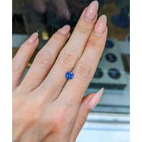0.92 Ct. Blue Sapphire from Burma (Myanmar) Life Style