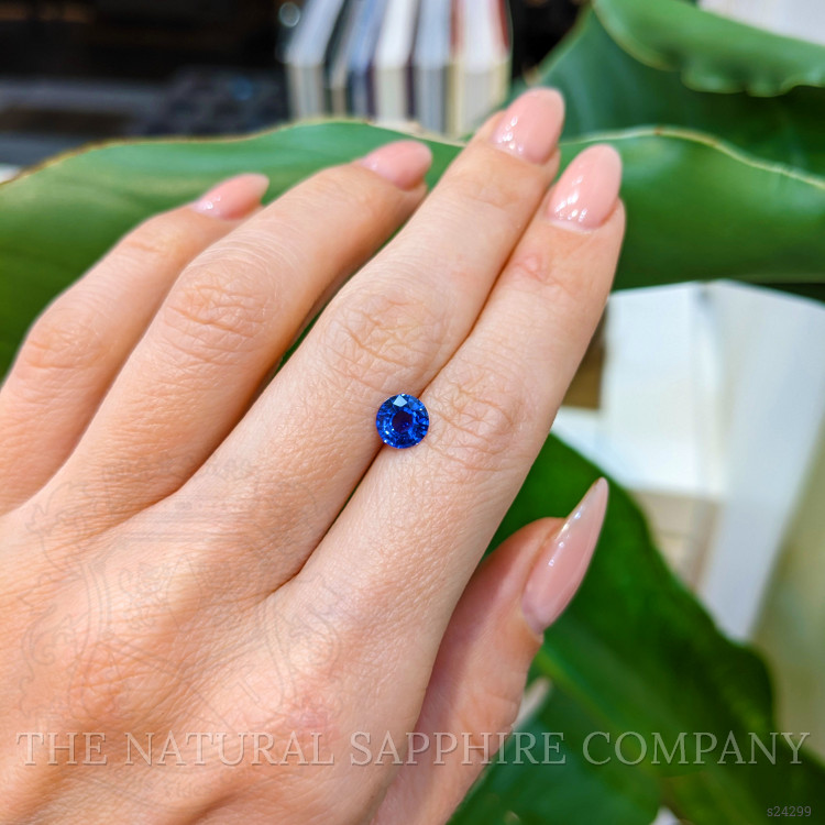 1.06 Ct. Blue Sapphire from Burma (Myanmar)