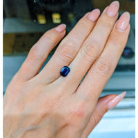 1.41 Ct. Blue Sapphire from Ethiopia Life Style