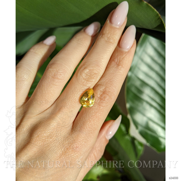 5.04 Ct. Yellow Sapphire from Ceylon (Sri Lanka)