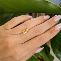 3.15 Ct. Yellow Sapphire from Ceylon (Sri Lanka) Life Style