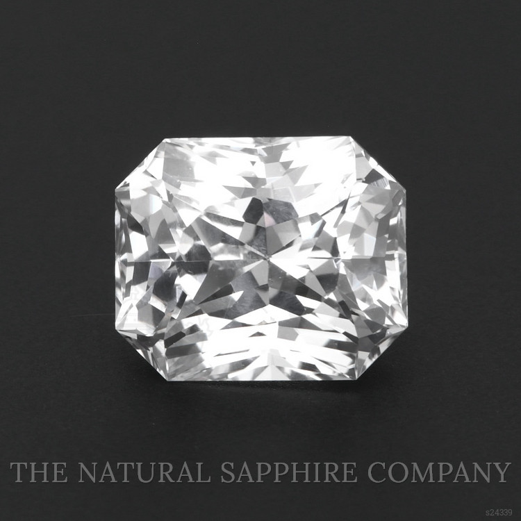 6.81 Ct. White Sapphire from Ceylon (Sri Lanka)