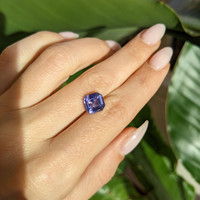 4.13 Ct. Violet Sapphire from Ceylon (Sri Lanka) Life Style