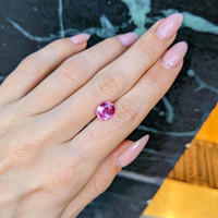 3.02 Ct. Pink Sapphire from Madagascar Life Style
