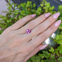 3.02 Ct. Pink Sapphire from Madagascar Life Style