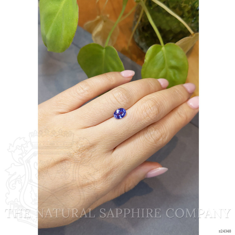1.56 Ct. Blue Sapphire from Ceylon (Sri Lanka)