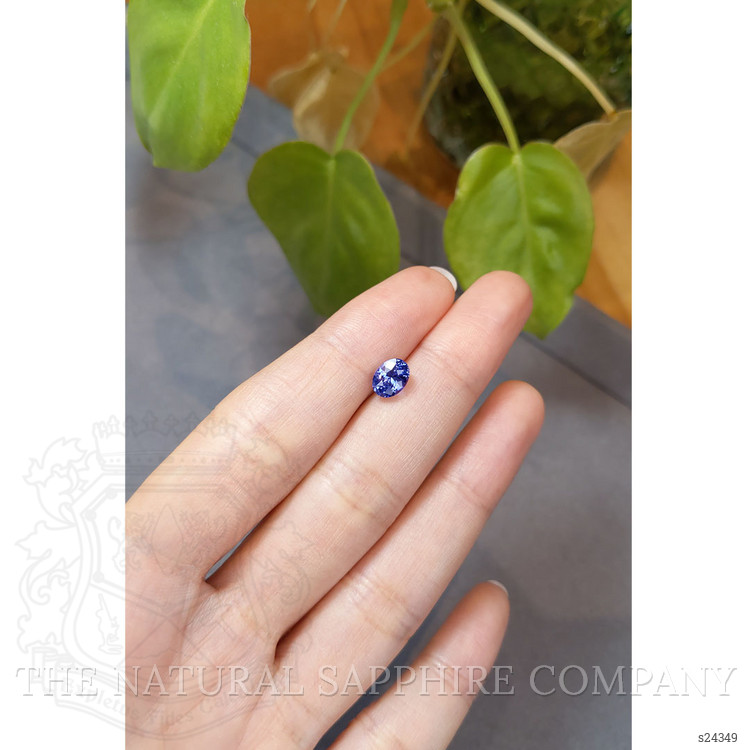 1.68 Ct. Blue Sapphire from Ceylon (Sri Lanka)