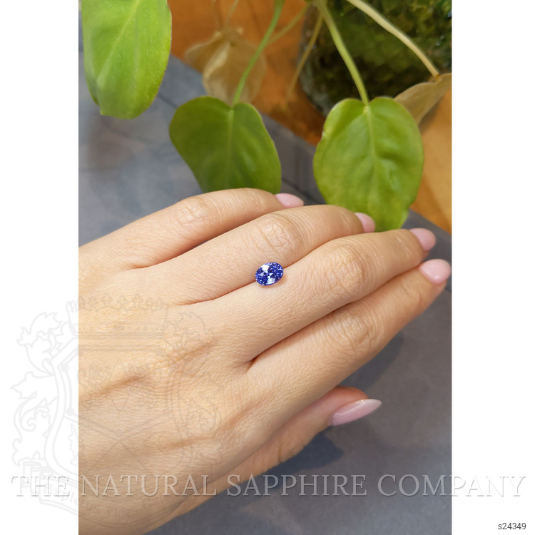1.68 Ct. Blue Sapphire from Ceylon (Sri Lanka)