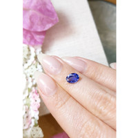 1.48 Ct. Blue Sapphire from Ceylon (Sri Lanka) Life Style