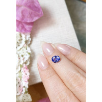 1.21 Ct. Blue Sapphire from Ceylon (Sri Lanka) Life Style