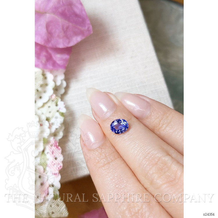 1.21 Ct. Blue Sapphire from Ceylon (Sri Lanka)