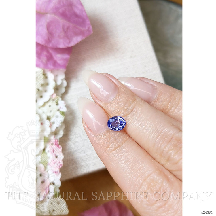 1.21 Ct. Blue Sapphire from Ceylon (Sri Lanka)