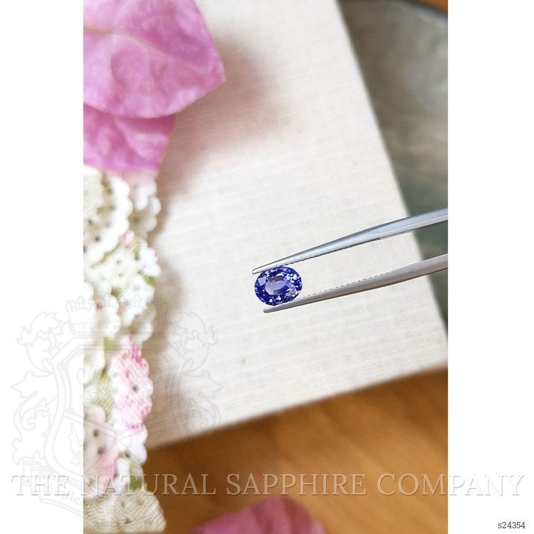 1.21 Ct. Blue Sapphire from Ceylon (Sri Lanka)