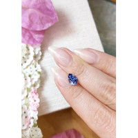 2.04 Ct. Blue Sapphire from Ceylon (Sri Lanka) Life Style