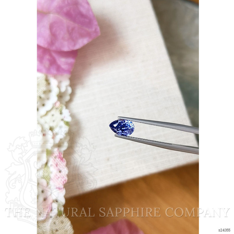2.04 Ct. Blue Sapphire from Ceylon (Sri Lanka)