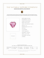 1.36 Ct. Padparadscha Sapphire from Ceylon (Sri Lanka) Scan Report