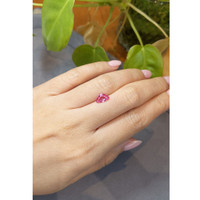 1.36 Ct. Padparadscha Sapphire from Ceylon (Sri Lanka) Life Style