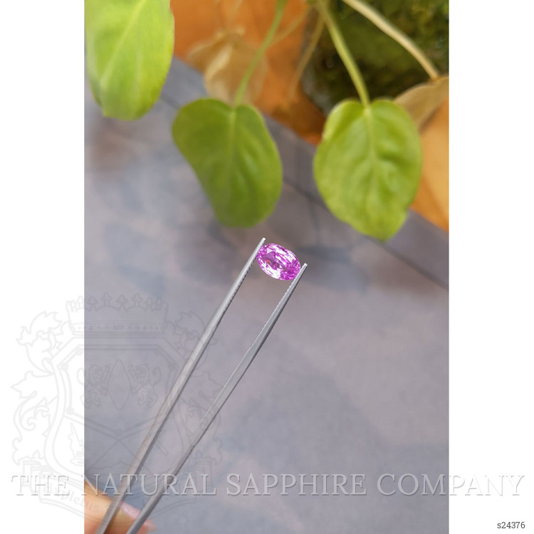 2.09 Ct. Purplish Pink Sapphire from Ceylon (Sri Lanka)