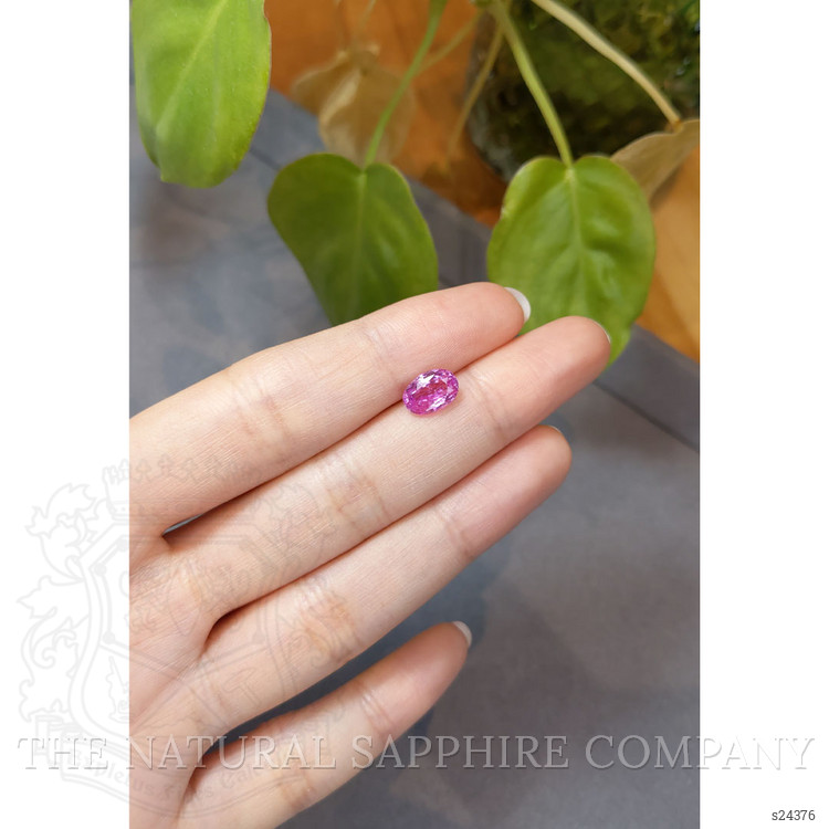 2.09 Ct. Purplish Pink Sapphire from Ceylon (Sri Lanka)