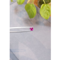 0.87 Ct. Reddish Pink Sapphire from Ceylon (Sri Lanka) Life Style