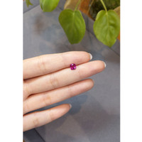 0.87 Ct. Reddish Pink Sapphire from Ceylon (Sri Lanka) Life Style