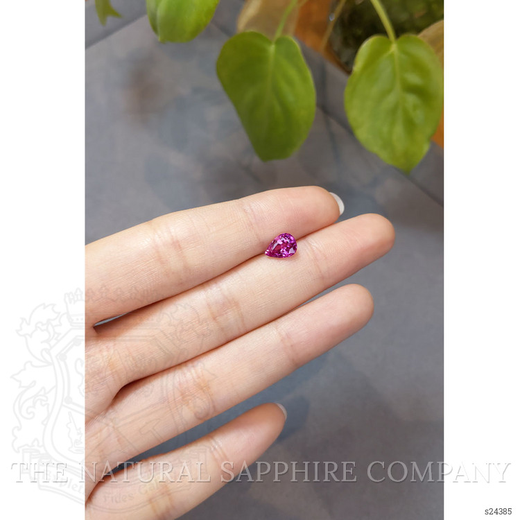 1.38 Ct. Purplish Pink Sapphire from Ceylon (Sri Lanka)