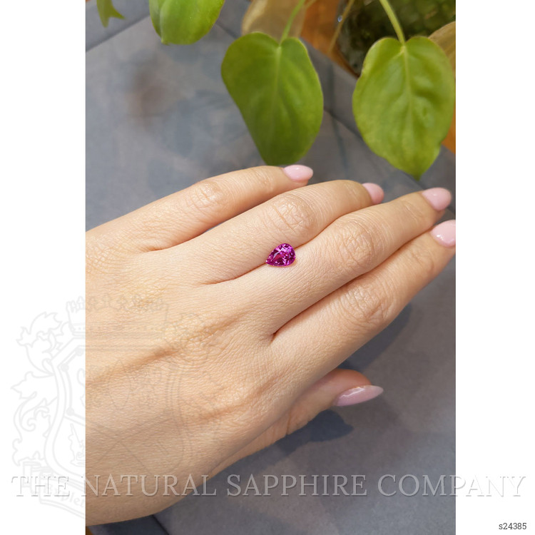 1.38 Ct. Purplish Pink Sapphire from Ceylon (Sri Lanka)