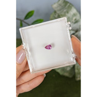 1.38 Ct. Purplish Pink Sapphire from Ceylon (Sri Lanka) Life Style