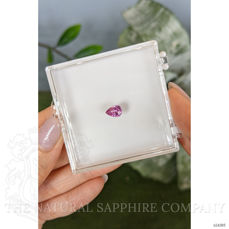 1.38 Ct. Purplish Pink Sapphire from Ceylon (Sri Lanka)