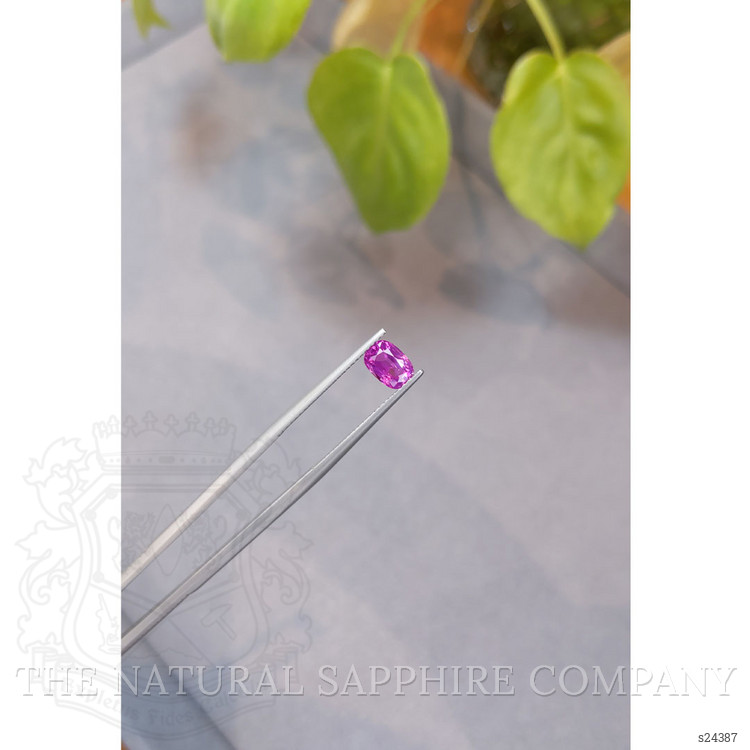 1.14 Ct. Purplish Pink Sapphire from Ceylon (Sri Lanka)
