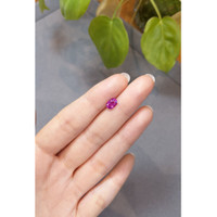 1.14 Ct. Purplish Pink Sapphire from Ceylon (Sri Lanka) Life Style