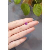 1.25 Ct. Purplish Pink Sapphire from Ceylon (Sri Lanka) Life Style