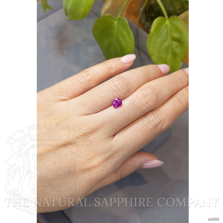 1.20 Ct. Purplish Pink Sapphire from Ceylon (Sri Lanka)