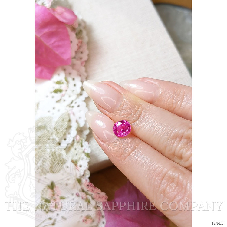 2.02 Ct. Pink Sapphire from Ceylon (Sri Lanka)