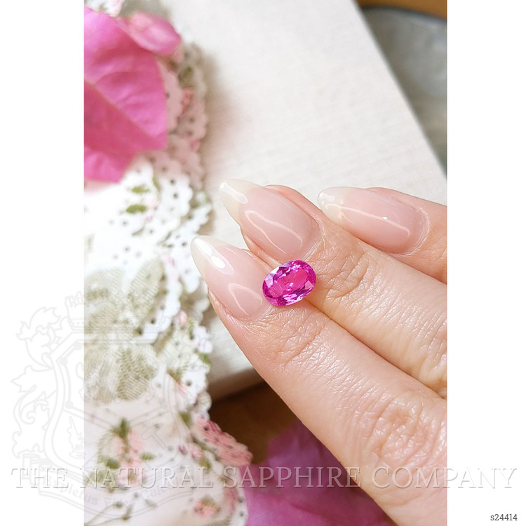 2.04 Ct. Pink Sapphire from Ceylon (Sri Lanka)
